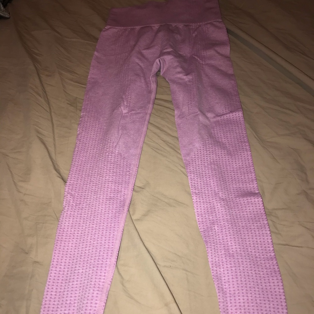 Pink workout leggings